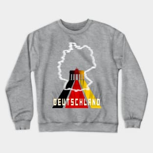 Germany Map Crewneck Sweatshirt